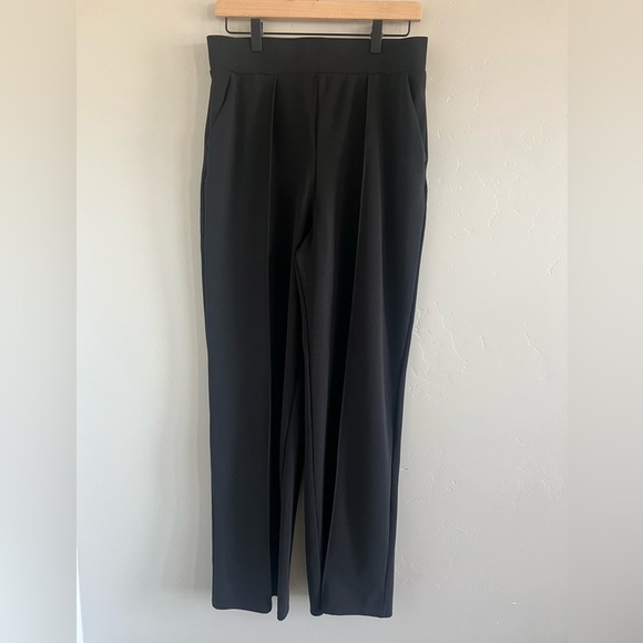 H&M Womens Black Wide Leg Dress Pants - Picture 1 of 9